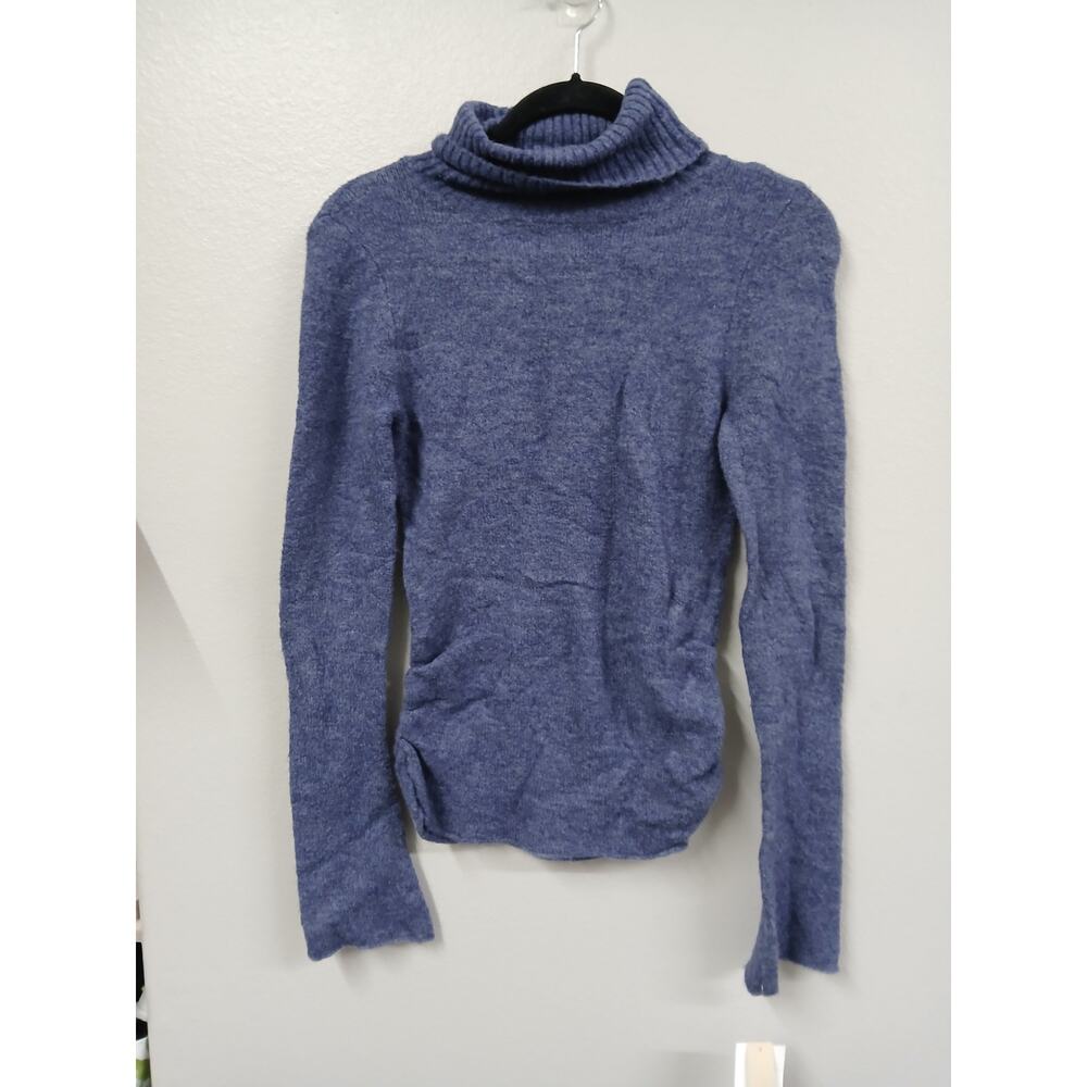 Next Era blue ribbed turtleneck collar sweater size medium